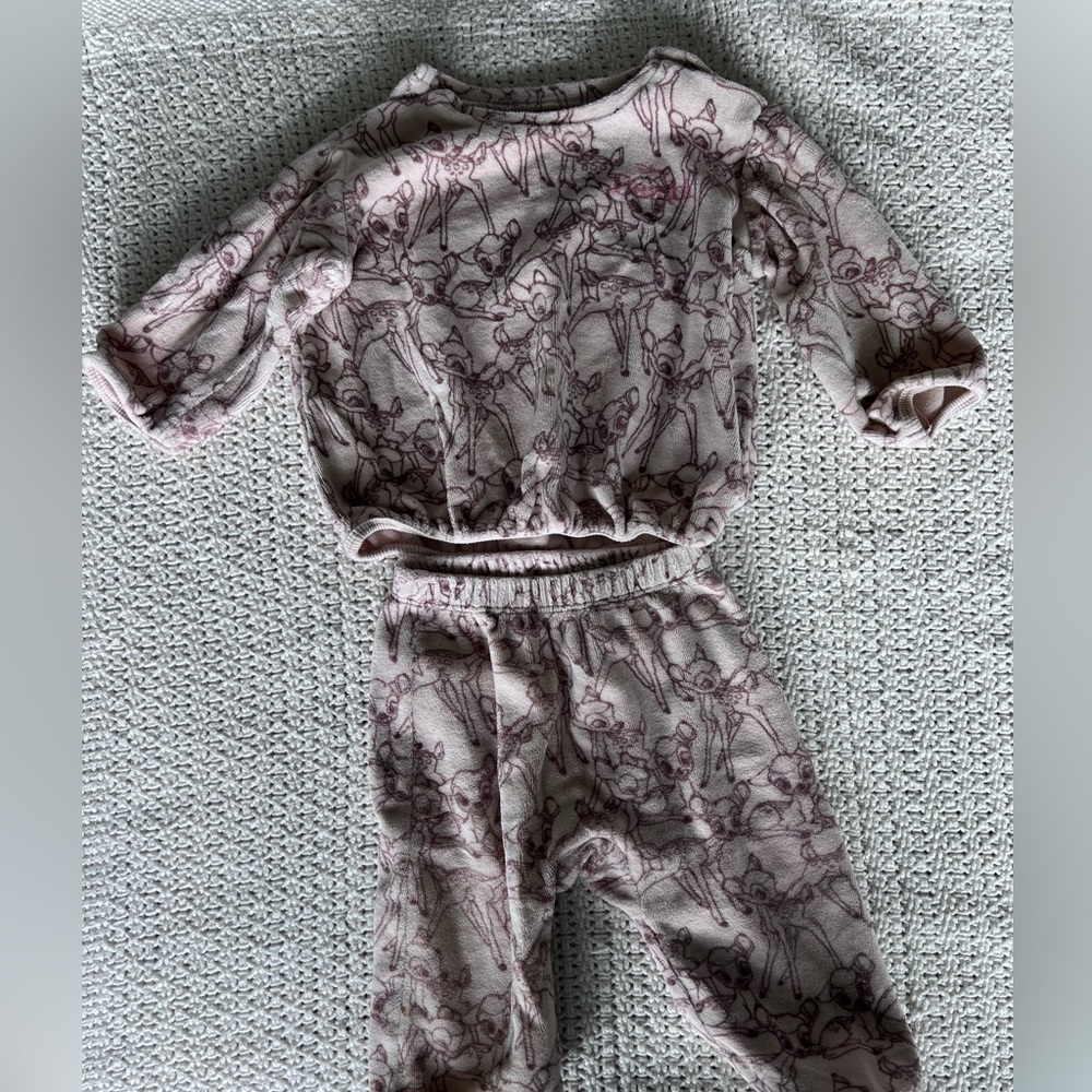 H&M Bambi matching tracksuit 6-9 months